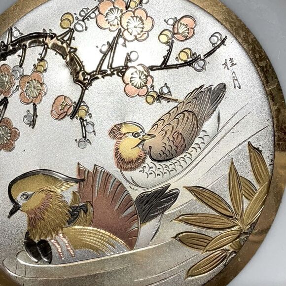 🟢3 items for $20—-Japanese ancient art of chokin decorative plate - Picture 4 of 6